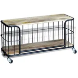 vidaXL TV-Schrank Massivholz Mango 100x40x45 cm