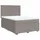 vidaXL Boxspringbett 140 x 200 cm Taupe