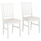 Home affaire Esszimmerstuhl Ruanda Küchenstuhl TOPSELLER (Set, 6 St), im 2er, 4er oder 6er-Set, Holzstuhl beige|weiß