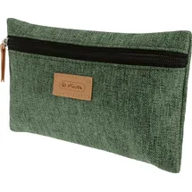 Herlitz 50039142 Faulenzer flach, GREENline RPET, Knit green, 1 Stück