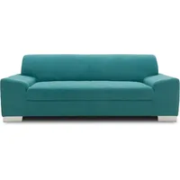 DOMO. collection Sofa Alisson, 3er Couch, 3-Sitzer, 3er Garnitur, Polstergarnitur 199 x 83 x 75 cm (BxTxH), in türkis