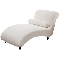 Chaiselongue Schonbezüge, Bezug für relaxliege Wohnzimmer chaiselongue bezug husse relaxliege bezug für Wohnzimmer liegesessel (Weiß)