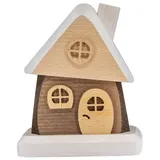 holzwaren egermann erzgebirge Holzwaren Egermann großes Räucherhaus aus Holz - Hübsches Rauchhaus in der Farbe: Braun - Maße: ca. 15 x 13 x 8 cm - Made in Germany