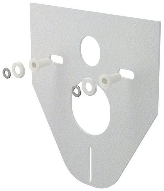 Trend Line Wand-WC-Befestigung TrendLine Schallschutzset für Wand-WC und Bidet weiß