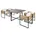 Cube Set 4-tlg Beige/Schwarz
