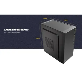 BRAINZAP Desktop-PC Intel Core i5 4590 3,3 GHz 16 GB RAM 512 GB SSD Win 11