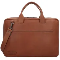 Plevier Structure Lloyd Aktentasche Leder 43 cm Laptopfach braun
