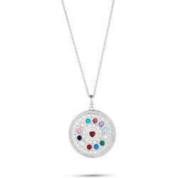 JETTE Kette BIRTHSTONE 88025199 - silber