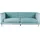 Beliani Sofa Samtstoff hellblau
