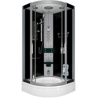 AcquaVapore Duschkabine Komplettdusche Fertigdusche Dusche D46-53T1-EC 90x90 cm mit 2K Scheiben Versiegelung