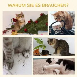 PawHut Kratzbaum 110 cm Weiß