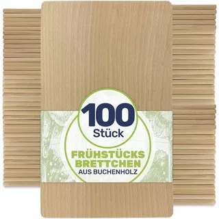 Gravidus Frühstücksbrettchen Buche 100 22 x 12 x 1 cm Naturbelassen