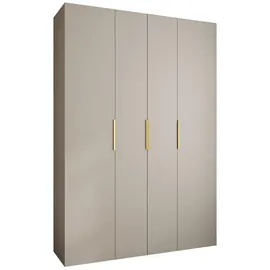 abiks möbel Drehtürenschrank COMO 170 x 245,5 x 40 cm Gold