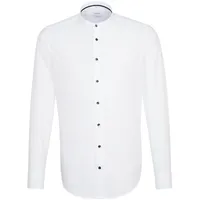 Seidensticker Herren, Slim mit Stehkragen Uni