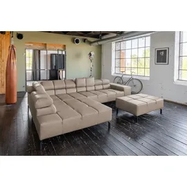 KAWOLA Ecksofa Leder Relaxfunktion