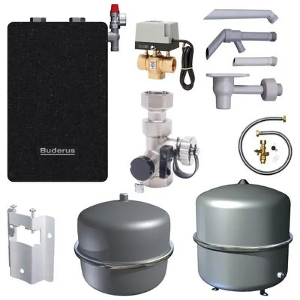 Buderus Logaplus-Modul-Paket HW-Set HYC25 für GB182 mit BU-H50 und BU-H18 - 7739622525