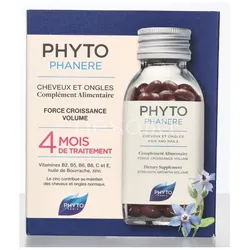 Phyto Phytophanere Hair & Nail Dietary Supplement Duo 2x120gr 240 g