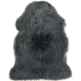 Echtes Lammfell Lammfellteppich Läufer 90 x 60 cm Schaffell in fünf Farben von KUHFELLE online (mausgrau)