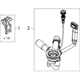 Hansgrohe S44 Küchenspüle, 43366800