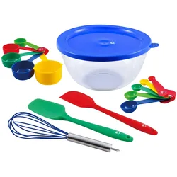 Benetton - Backzubehör-Set aus Borosilikat und Silikon