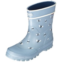 Viking Alv Jolly Rubber Boots, Iceblue/White, 28