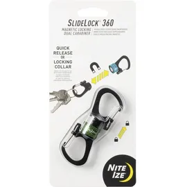 NITE IZE Magnetischer Schlüsselanhänger NI-MSBL-08-R7 Schwarz, Oliv 1St.