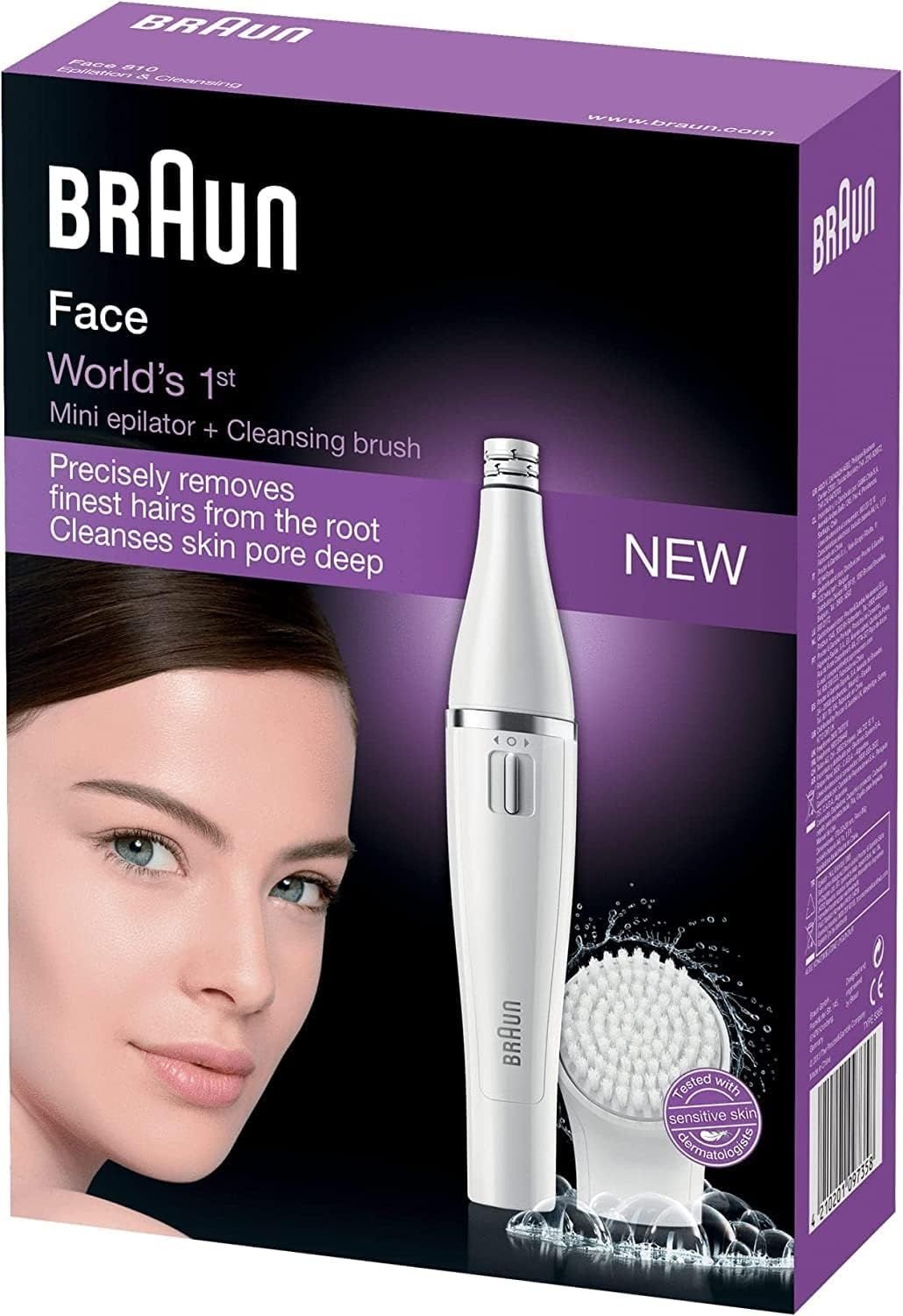 Braun FaceSpa Gesichtsepilierer Damen, Gesichtsreinigungsbürste 1 St Frauen