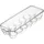 KitchenCraft Eierkorb 32,5 cm x 11,5 cm x 7,5 cm Transparent/Weiß