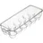 KitchenCraft Eierkorb 32,5 cm x 11,5 cm x 7,5 cm Transparent/Weiß