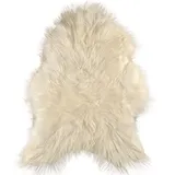 generisch Island LAMMFELL Creme Weiss LANGWOLLIG 130 x 70 cm XXL ÖKOLOGISCHE GERBUNG VON KUHFELLE online