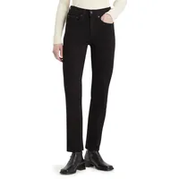 Levi's 724 Jeans mit hohem Bund Schwarz W28 /
