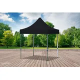 Faltpavillon Faltzelt Pavillon 2x2 Schwarz Gartenzelt Klappzelt Wasserdicht