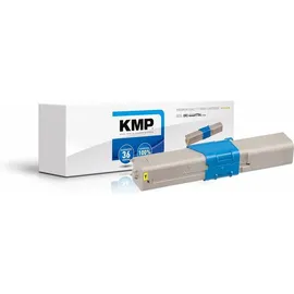 KMP Kompatibel zu OKI 44469704 Gelb