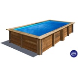 Gre Pool-Set Kieferfarben - 200x68x375 cm,