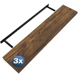 CASARIA Wandregal 110 x 0 x 0 cm Dunkle Eiche