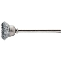 Lessmann Miniatur-Topfbürste Stahldraht 0,10 mm, Bürsten-⌀ 15 mm