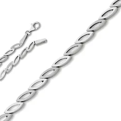 Silberarmband ONE ELEMENT "Armband aus 925 Silber 19 cm", silber, Armbänder, Damen, 19, Damen Silber Schmuck