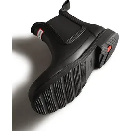 Hunter Commando Chelsea Boot wasserdicht, schwarz