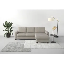 Home Affaire Ecksofa HOME AFFAIRE "Summer L-Form", grau (steel), B:249cm H:91cm T:164cm, 95% Polyester, 5% Polyamid, Sofas, Ecksofa, mit Recamiere, mit oder ohne Bettfunktion und Bettkasten, Cord-Bezug