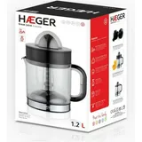 Haeger Great Juice 1.2l Entsafter - Black / Clear