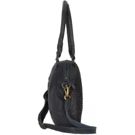 GREENLAND Femi & Nine Schultertasche Leder Navy