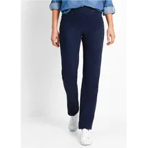 bonprix Twill Treggings Schlupfhose Blau 52