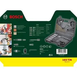 Bosch V-Line Bohrer- und Bit-Set, TiN 103teilig
