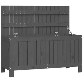 vidaXL Gartentruhe 115 x 49 x 60 cm Grau