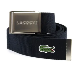 LACOSTE Casual Woven Strap W100 Navy Blue - kürzbar