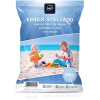 Best for Garden 25kg Spielsand Quarzsand für Sandboxen Sandkasten Dekosand TÜV geprüft TOP Qualität (50 kg)
