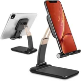 Verstellbare tablet halter Ständer,Ständer Tablet Halterung Halter Tablet Ständer Tisch Handy Halter kompatibel mit iPad Air 3, iPad Pro, Mini, MediaPad, Surface Pro 7, Galaxy Tab, iPhone 12 usw