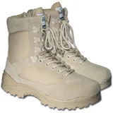 Mil-Tec Tactical Boot mit YKK-Zipper,43 EU,Hautfarben - 43 EU