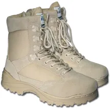 Mil-Tec Tactical Boot mit YKK-Zipper,43 EU,Hautfarben - 43 EU