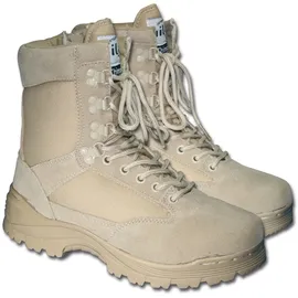 Mil-Tec Tactical Boot mit YKK-Zipper,43 EU,Hautfarben - 43 EU